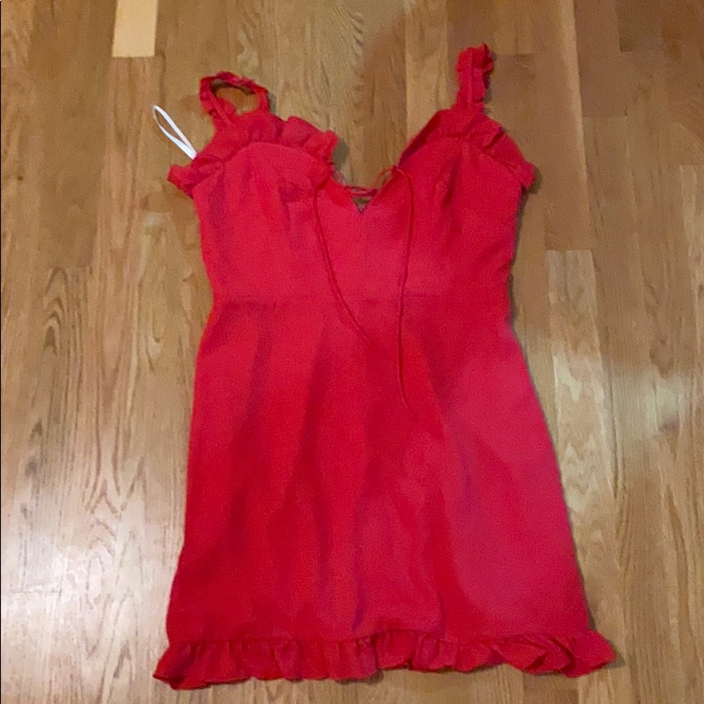About Us Red Dress - bought off of Revolve